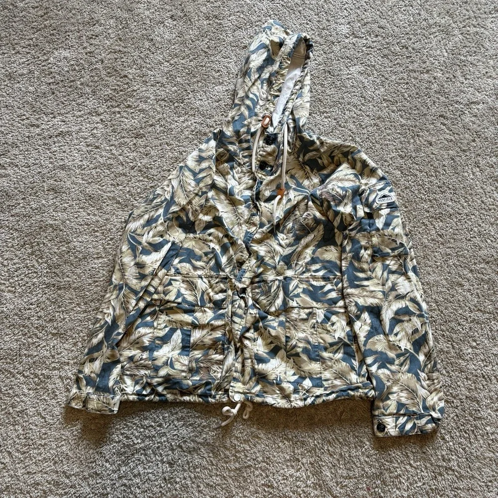 Penfield Harley Leaf Camo Jacket Snap Button‎ Men's Medium